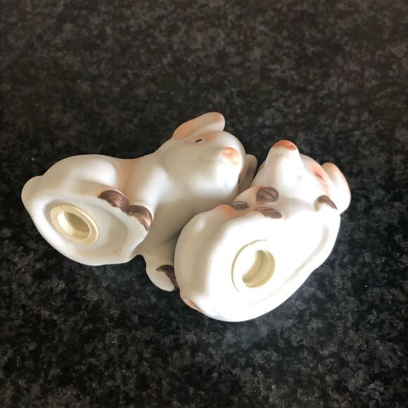 Vintage Pig Piglet Porcelain Salt & Pepper Shakers Set - Picture 5 of 5